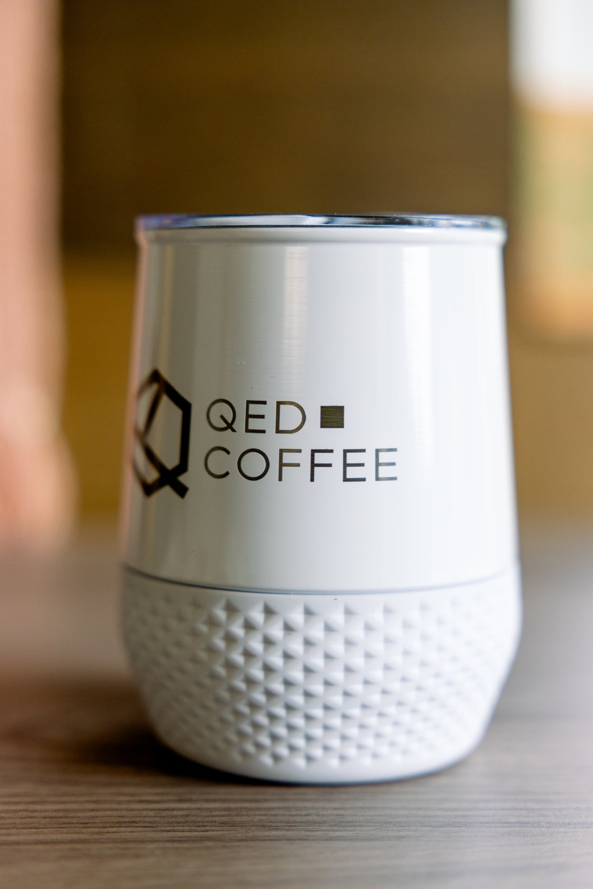 QED Coffee Eros Insulated Tumbler — 12 oz, White