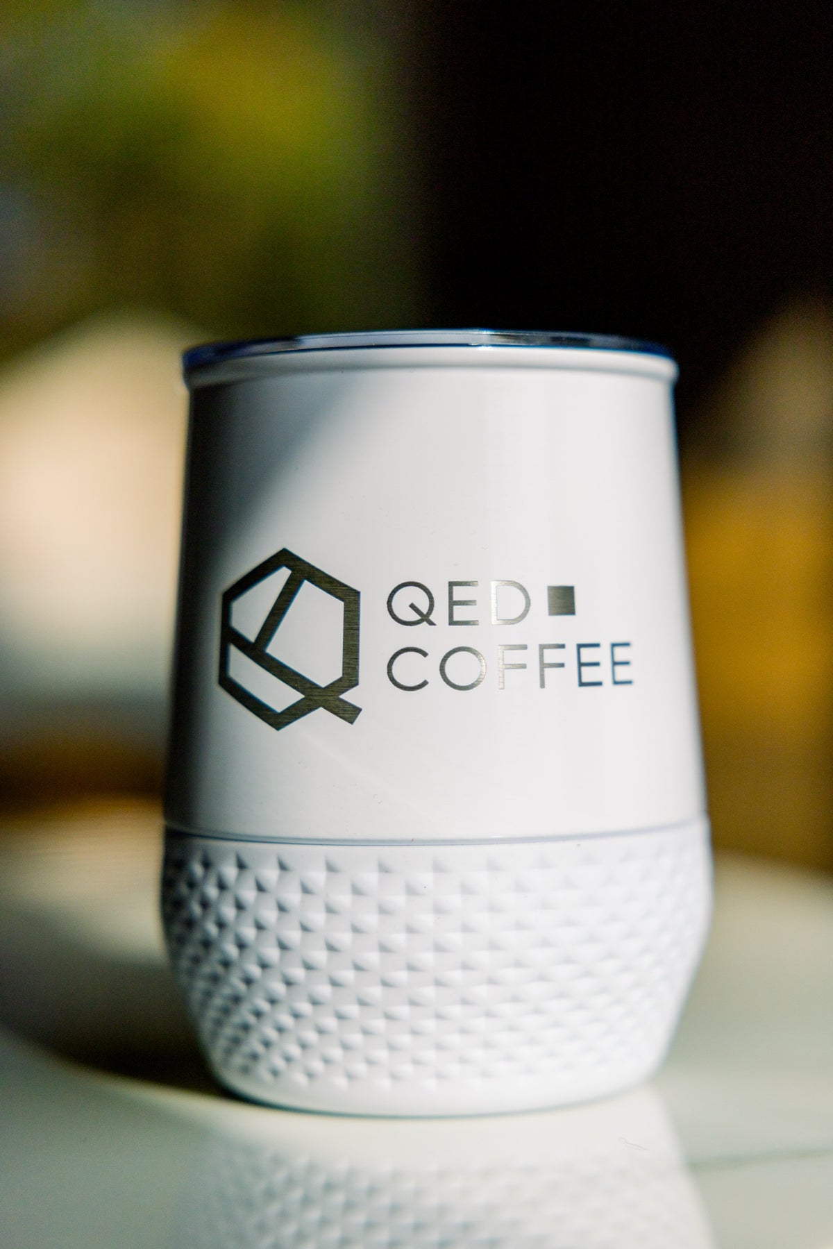 QED Coffee Eros Insulated Tumbler — 12 oz, White