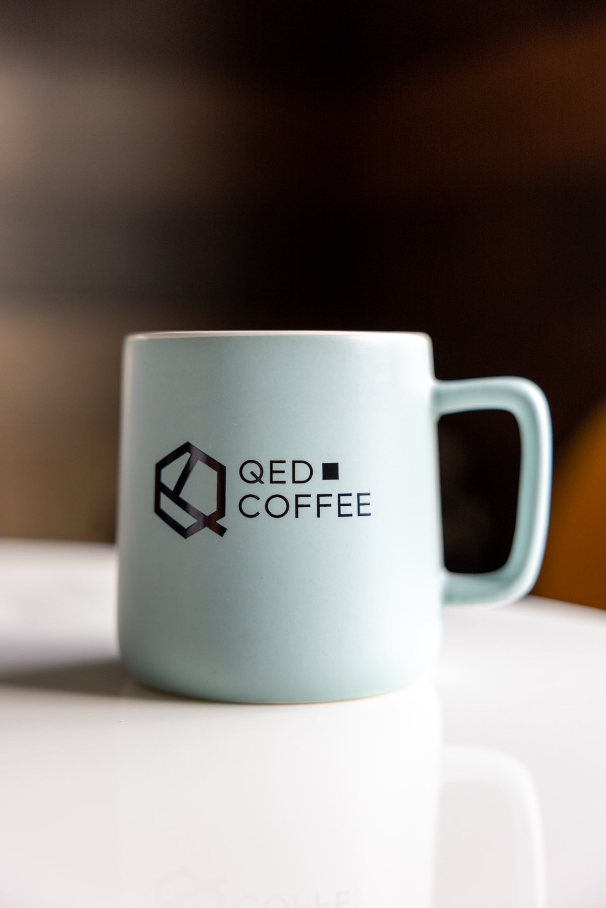 QED Coffee Oslo Stoneware Mug — 12 oz Teal